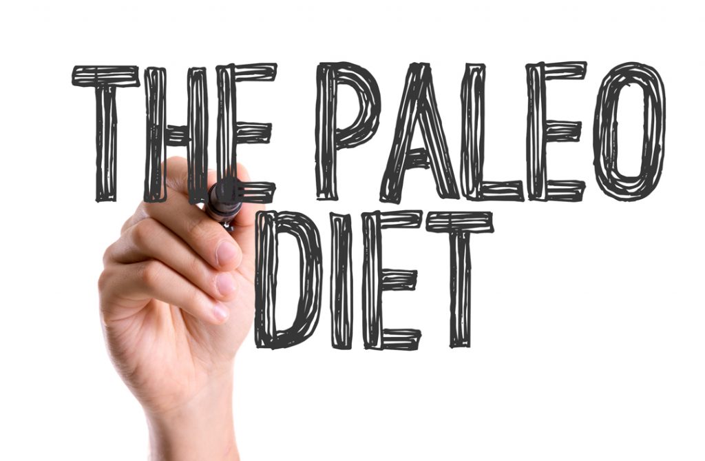 Hand with marker writing the word The Paleo Diet