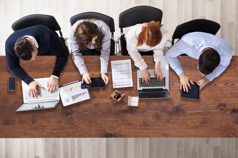 People working together