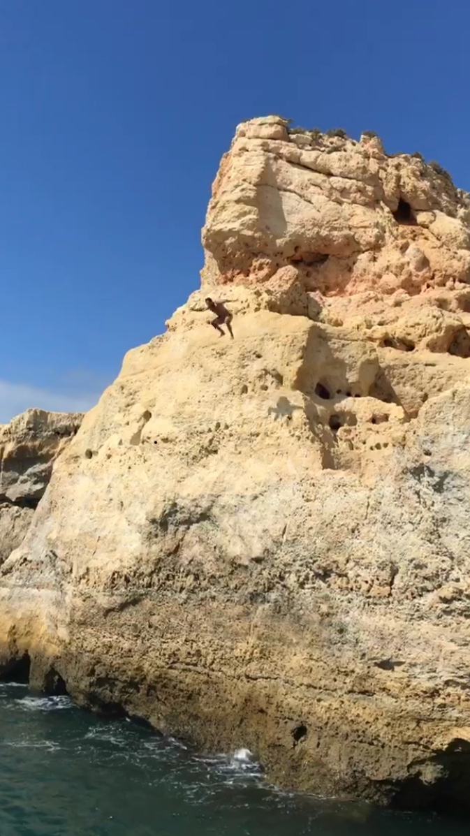 Adam Friden Cliff Jumping