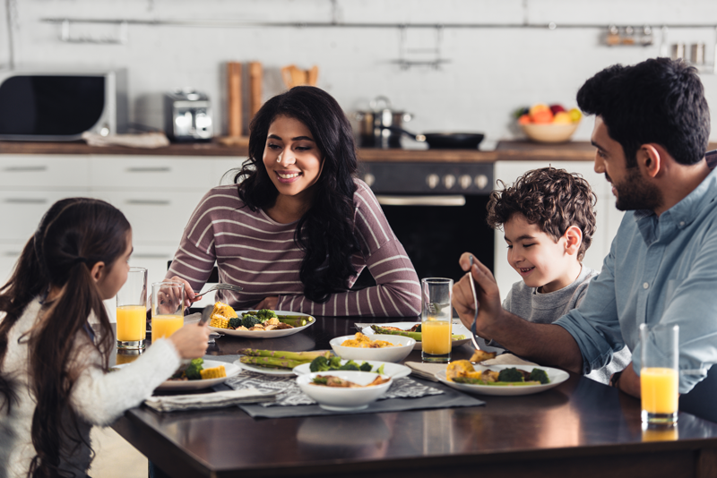 Family Sharing Meal